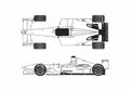 Blueprint Other Super Aguri SA05 First Run OW 2006 A4 Photo Print