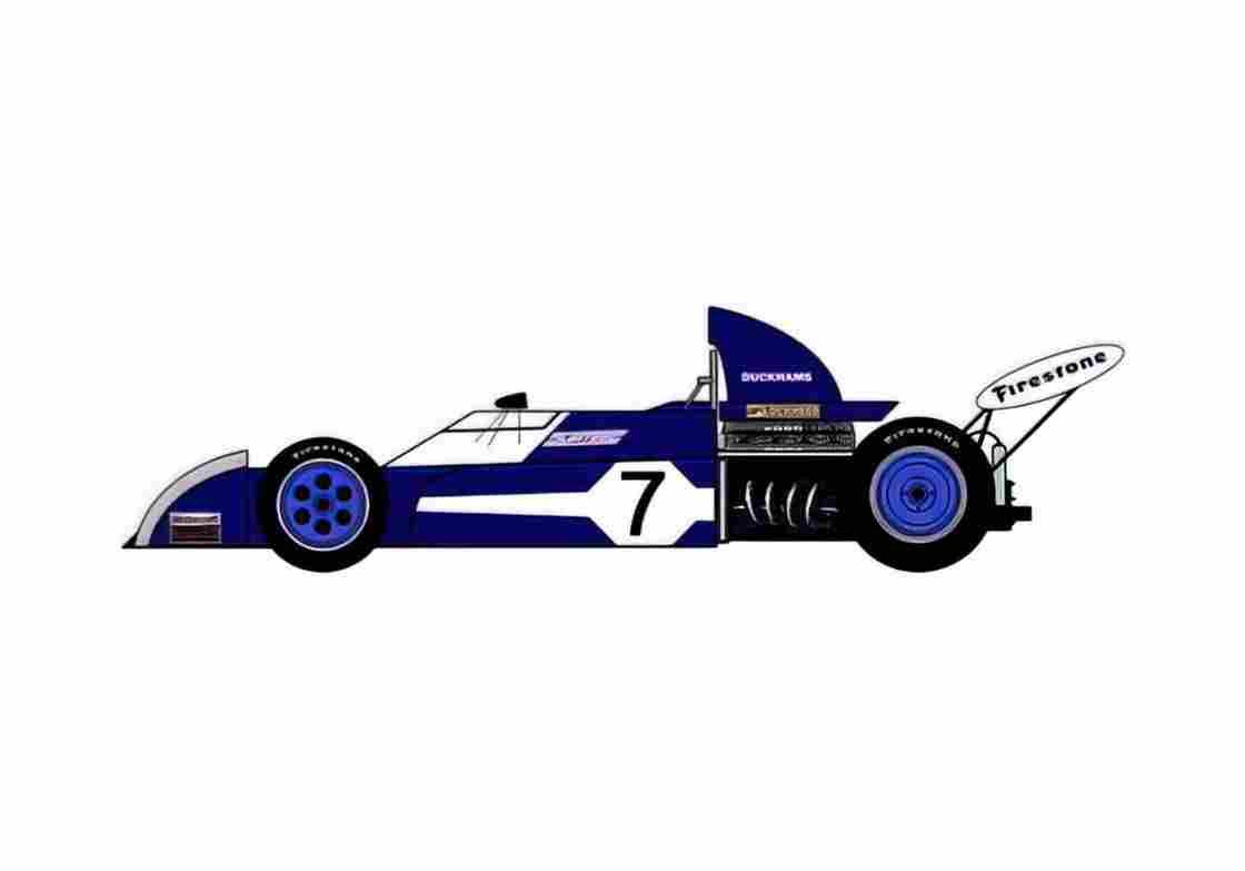 Blueprint Other Surtees TS14 Ford DFV OW 1972 A4 Photo Print