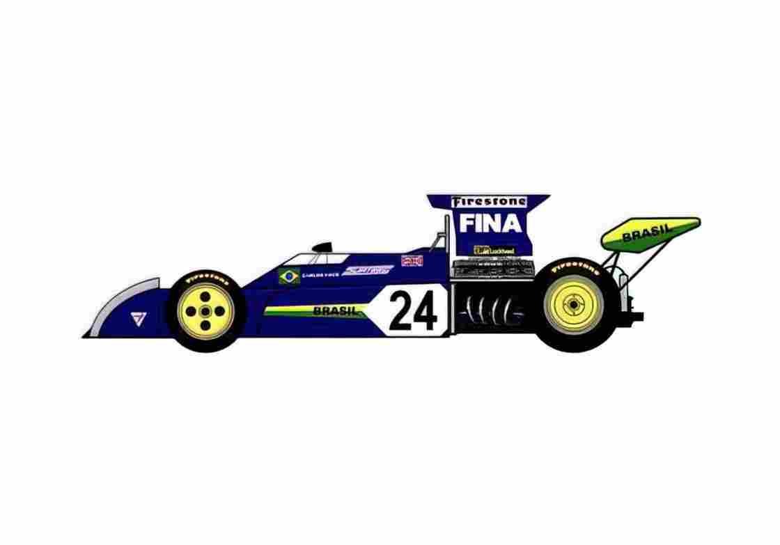 Blueprint Other Surtees TS14 Ford DFV OW 1973 A4 Photo Print