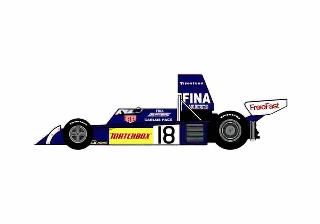 Blueprint Other Surtees TS16 Ford DFV OW 1974 A4 Photo Print