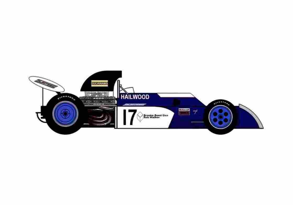 Blueprint Other Surtees TS9B Ford DFV OW 1972 A4 Photo Print