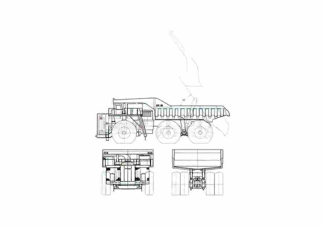 Blueprint Other Terex 33 19 Titan Truck 1973 A4 Photo Print