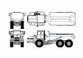 Blueprint Other Terex TA 25 Truck A4 Photo Print