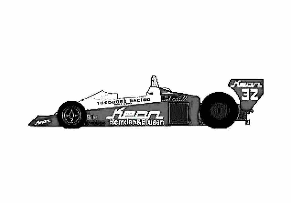 Blueprint Other Theodore WR1 F1 OW 1978 A4 Photo Print