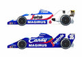 Blueprint Other Toleman TG183B F1 GP OW 1984 A4 Photo Print
