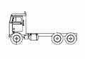 Blueprint Peterbilt 352 COE Truck 1960 A4 Photo Print