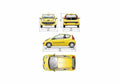 Blueprint Peugeot 107 3 door Hatchback 2006 A4 Photo Print