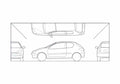 Blueprint Peugeot 206 Hatchback 1998 A4 Photo Print