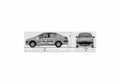 Blueprint Peugeot 206 Sedan 2007 01 A4 Photo Print