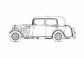 Blueprint Peugeot 301C Berline N7S Sedan 1932 A4 Photo Print