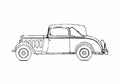 Blueprint Peugeot 301C Decapotable CL3 Coupe 1933 A4 Photo Print