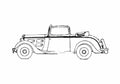 Blueprint Peugeot 301CR Decapotable CL4 Coupe 1933 A4 Photo Print