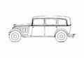 Blueprint Peugeot 301L Commerciale N7C Limousine 1933 A4 Photo Print