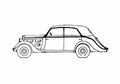 Blueprint Peugeot 301LR Berline Profilie NP5 Sedan 1933 A4 Photo Print