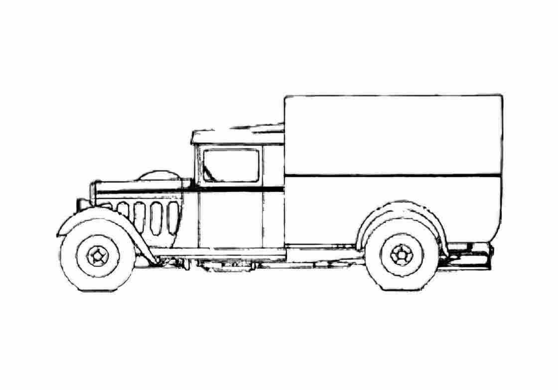 Blueprint Peugeot 301T Camionnette B3 Pick up 1933 A4 Photo Print