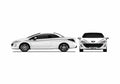 Blueprint Peugeot 308cc Coupe 2009 A4 Photo Print
