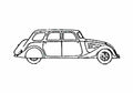 Blueprint Peugeot 402 Sedan 1939 A4 Photo Print