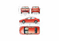 Blueprint Peugeot 407 Sedan 2005 A4 Photo Print