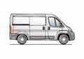 Blueprint Peugeot Boxer L11H1 Van 1999 A4 Photo Print