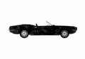 Blueprint Plymouth Barracuda Convertible Cabriolet 1971 A4 Photo Print