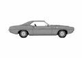Blueprint Plymouth Cuda V8 Coupe 1970 A4 Photo Print