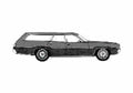 Blueprint Plymouth Satellite Custom Wagon 1972 A4 Photo Print