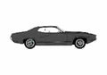 Blueprint Plymouth Satellite Sebring Hardtop Coupe 1972 A4 Photo Print