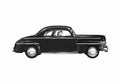 Blueprint Plymouth Special Deluxe Coupe 1942 A4 Photo Print