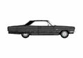 Blueprint Plymouth Vip Hardtop Coupe 1969 A4 Photo Print