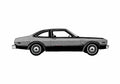 Blueprint Plymouth Volare Coupe 1977 A4 Photo Print