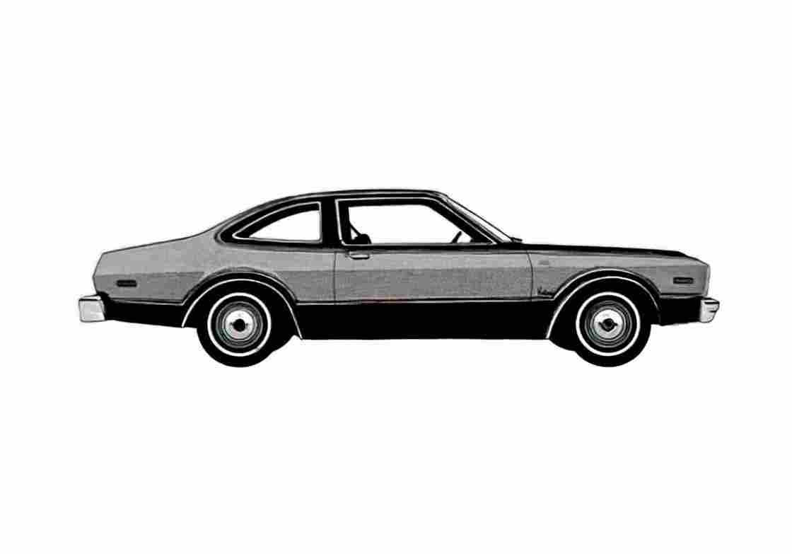Blueprint Plymouth Volare Coupe 1977 A4 Photo Print