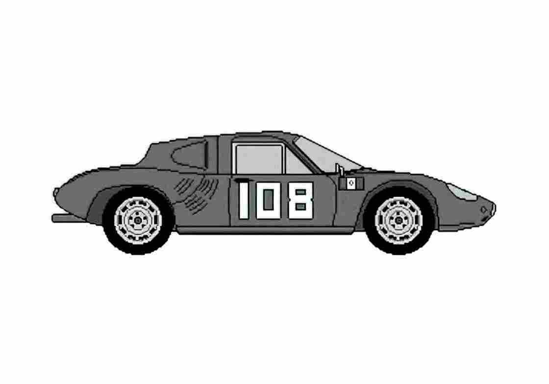 Blueprint Porsche 718 Coupe 1962 A4 Photo Print