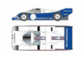 Blueprint Porsche 956B Coupe 1983 A4 Photo Print