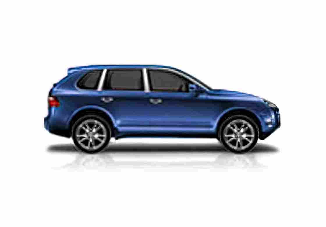 Blueprint Porsche 957 Cayenne Diesel SUV 2009 A4 Photo Print