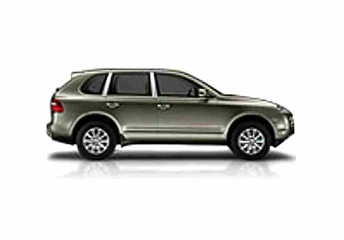 Blueprint Porsche 957 Cayenne SUV 2009 A4 Photo Print