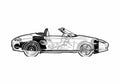 Blueprint Porsche 986 Boxster Roadster 2003 A4 Photo Print