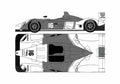 Blueprint Porsche RS Spyder Roadster 2008 A4 Photo Print