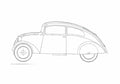 Blueprint Porsche Type 12 Limousine 1931 A4 Photo Print