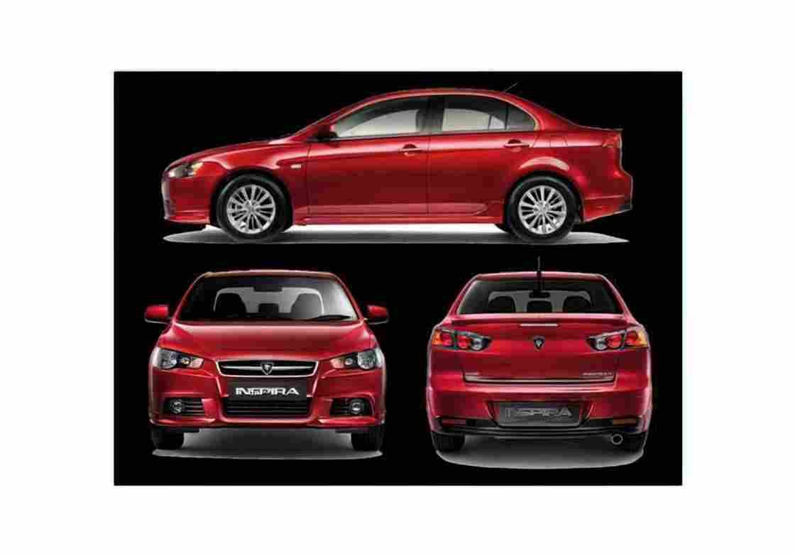 Blueprint Proton Inspira Sedan 2011 A4 Photo Print