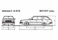 Blueprint R 18GTS Fam5v 6 A4 Photo Print