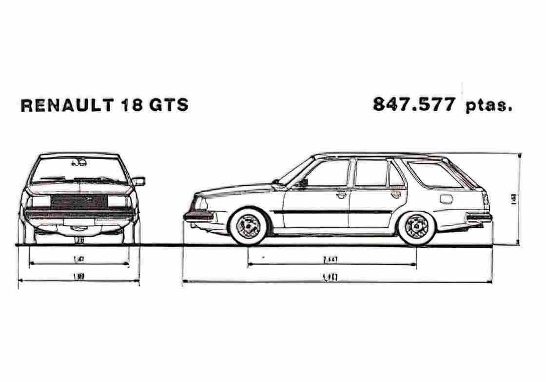 Blueprint R 18GTS Fam5v 6 A4 Photo Print