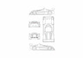 Blueprint Radical SR8 V8 363 Targa 2007 A4 Photo Print