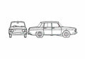 Blueprint Renault 10 Sedan 1965 A4 Photo Print