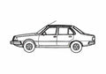 Blueprint Renault 18 Sedan 1979 A4 Photo Print