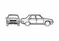 Blueprint Renault 9 Sedan 1981 A4 Photo Print