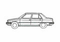 Blueprint Renault AMC Alliance Sedan 1987 A4 Photo Print