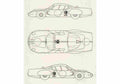 Blueprint Renault Alpine A210 Coupe 1967 A4 Photo Print