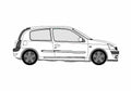 Blueprint Renault Clio II Hatchback 2005 A4 Photo Print