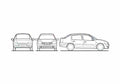 Blueprint Renault Clio Symbol Sedan 2008 A4 Photo Print