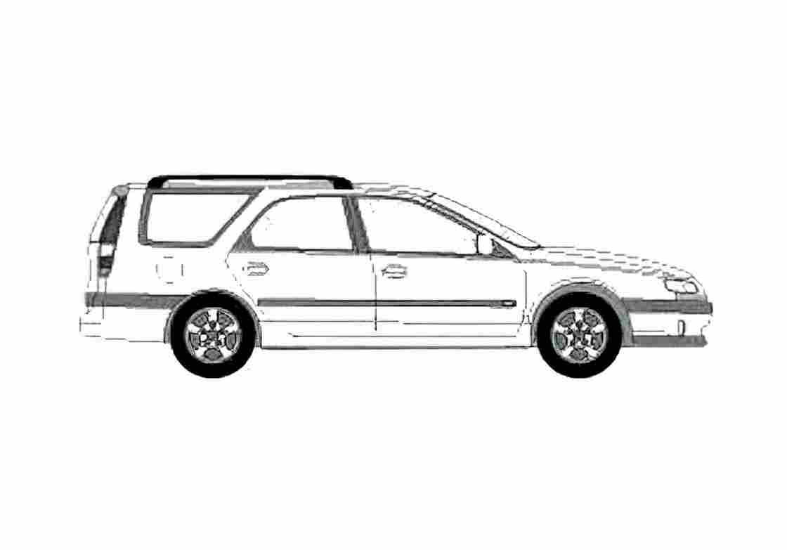 Blueprint Renault Laguna Break Wagon 1999 A4 Photo Print